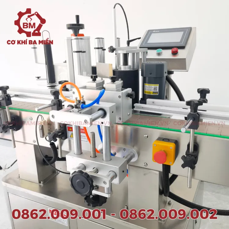 Đặc điểm của máy dán nhãn tự động chai tròn