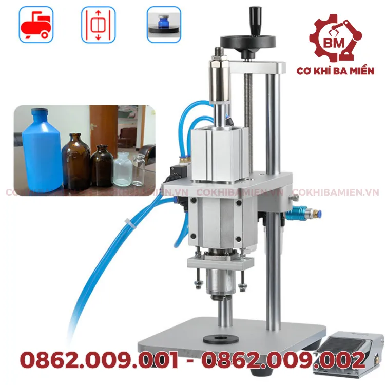 Đặc điểm của máy vặn nắp lọ vacxin