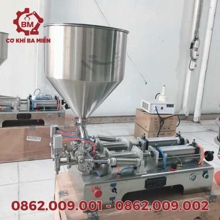 Đặc điểm của chiết rót dung dịch 2 vòi bán tự động