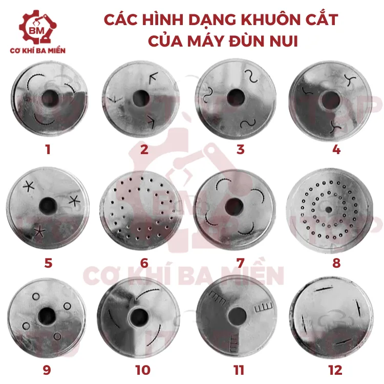 Đặc điểm của máy làm nui