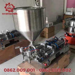 Máy chiết rót 2 vòi bán tự động