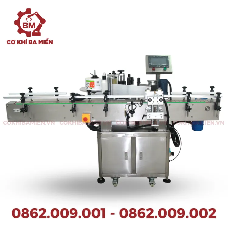 Máy dán nhãn chai tự động lớn là dòng máy gì?