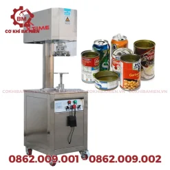Máy đóng nắp lon bán tự động