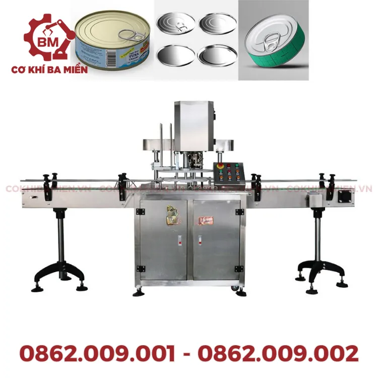 Máy viền mí lon tự động là máy gì?