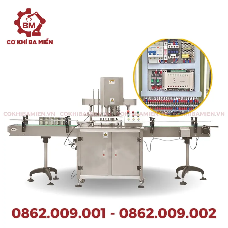 Mua máy ghép mí lon tự động tại Cơ Khí Ba Miền