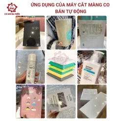 Ứng dụng của máy cắt và co màng bán tự động