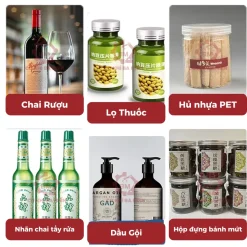 Ứng dụng của máy dán nhãn chai tự động