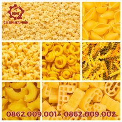 Ứng dụng của máy đùn nui, làm nui
