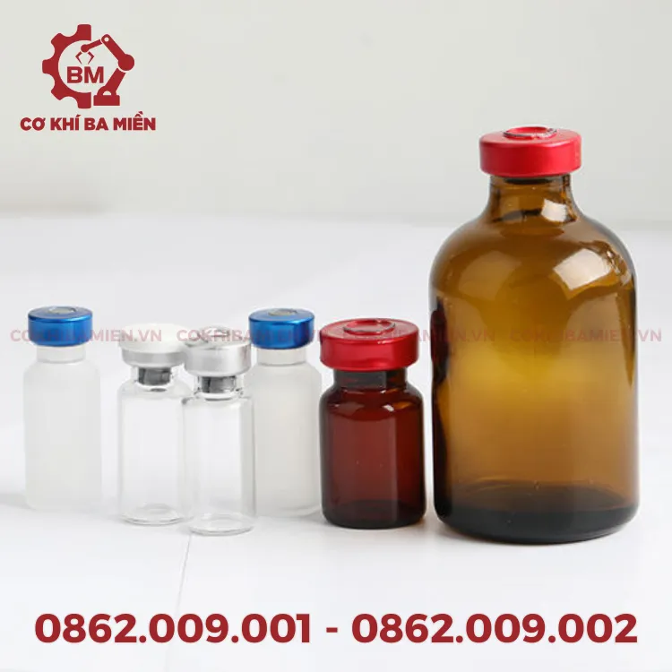 Ứng dụng của máy đóng nắp lọ vacxin