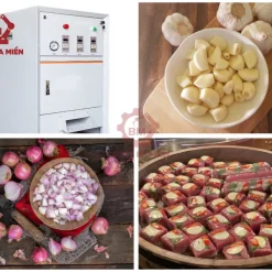 Ứng dụng của máy bóc vỏ hành, tỏi
