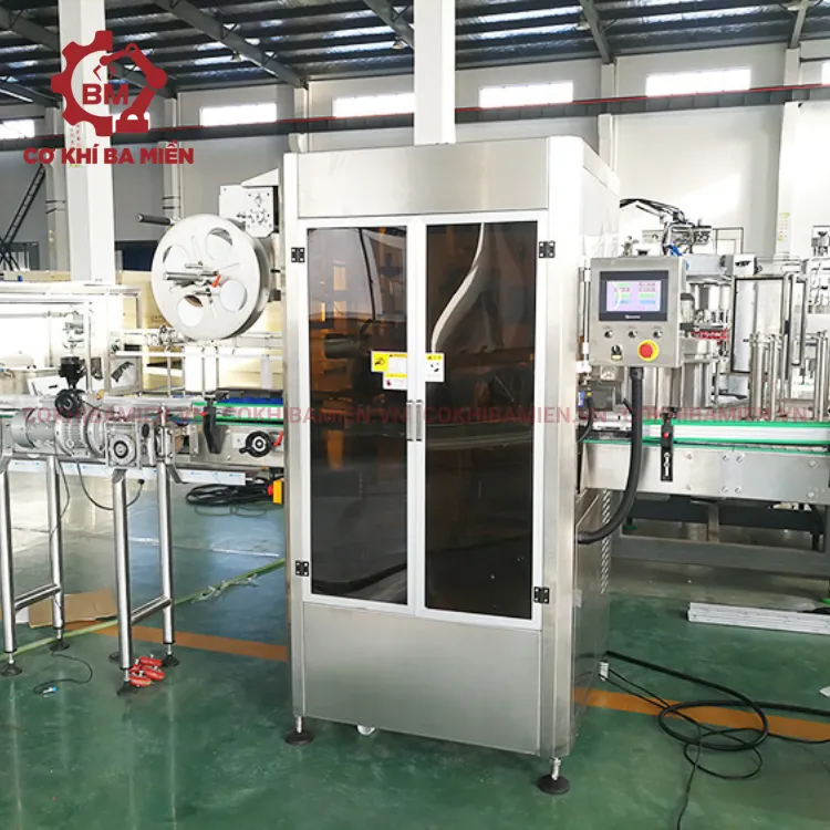 Máy phóng nhãn màng co tự động