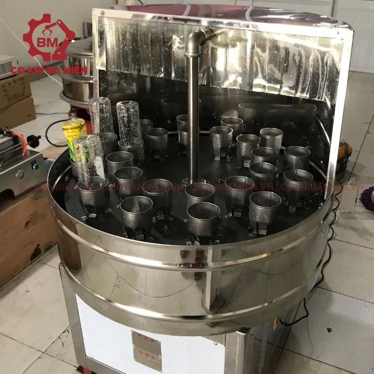 Máy rửa chai nhựa PET