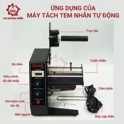 Cấu tạo của máy tách nhãn tự động