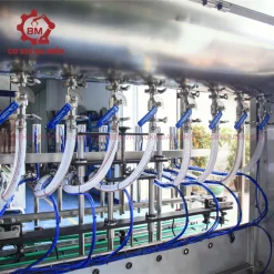 Dây chuyền chiết rót tự động 8 vòi