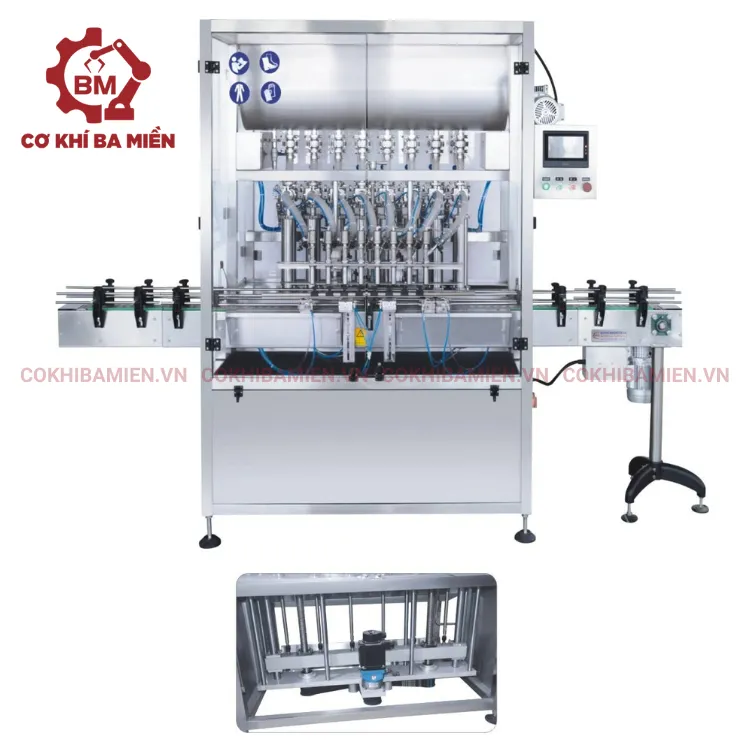 Máy chiết rót 8 vòi tự động