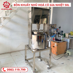 Bồn khuấy nhũ hoá mỹ phẩm