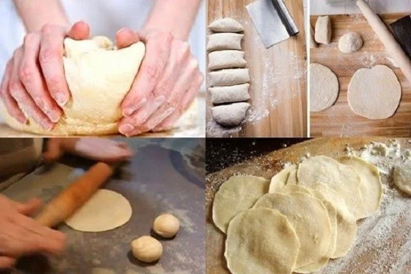 bánh gối nhân thịt