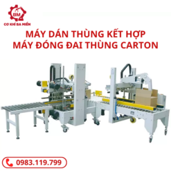 Máy dán băng dính thùng Carton