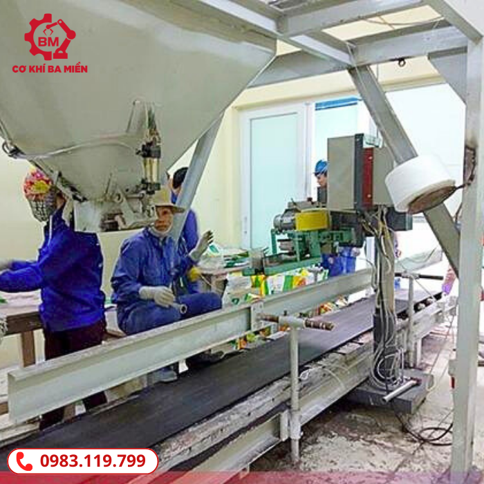 Dây chuyền đóng gói phân bón