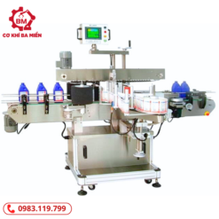 Máy dán nhãn chai dẹp