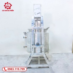 Nồi nấu cánh khuấy 3 lớp lật nghiêng