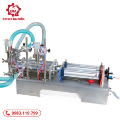 Máy chiết rót khí nén 2 vòi cấp liệu