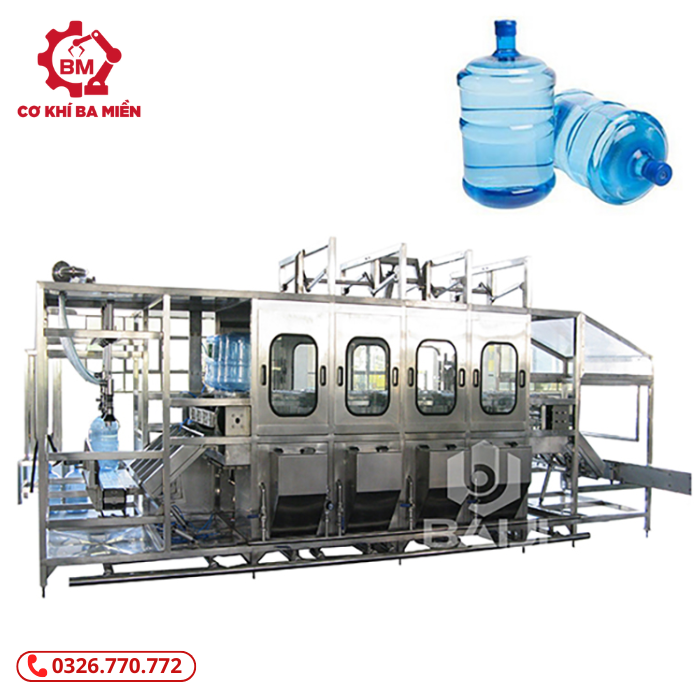 Máy chiết rót bình 20L