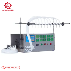 Máy chiết rót dạng lỏng 8 vòi bán tự động
