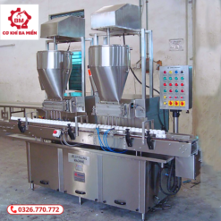 Máy chiết rót bột 2 đầu tự động