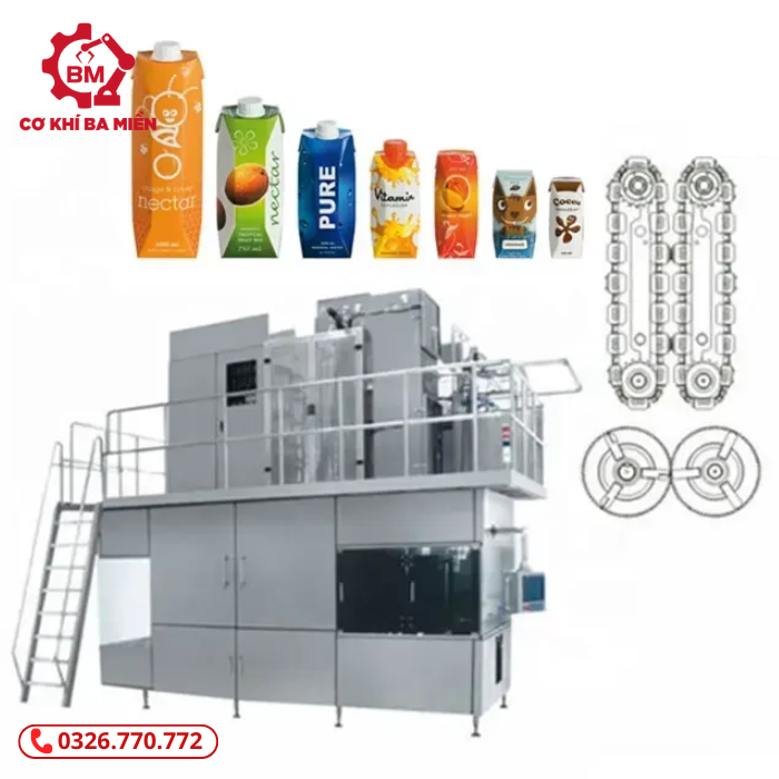 Máy Chiết Rót Vô Trùng Tetrapack