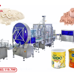 Dây chuyền đóng hộp sữa bột