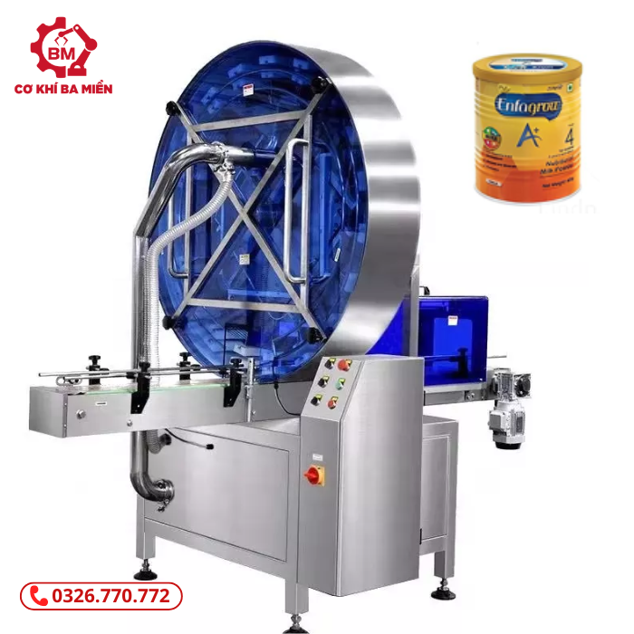 Máy khử trùng tia cực tím lon sữa