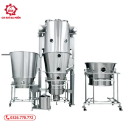 Máy sấy tầng sôi tạo hạt