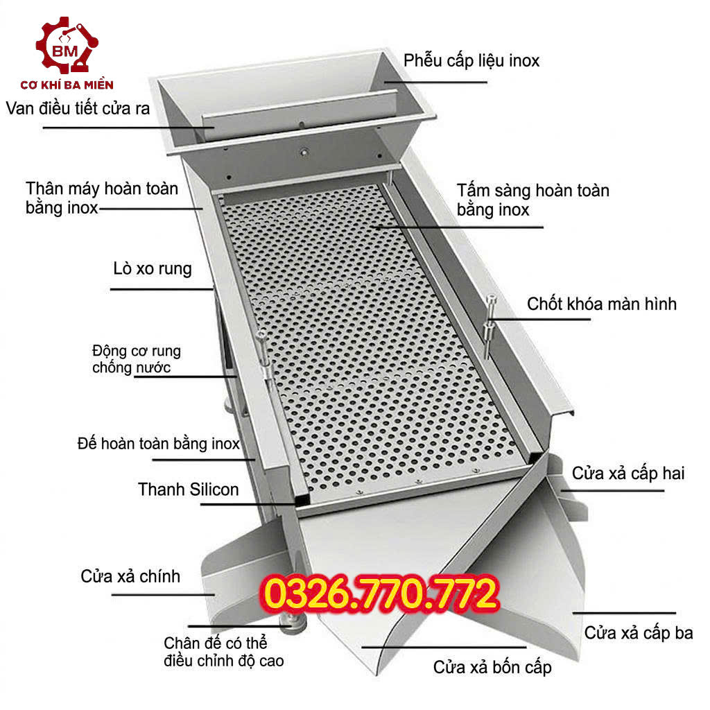 sàng rung chữ nhật sàng rung chữ nhật